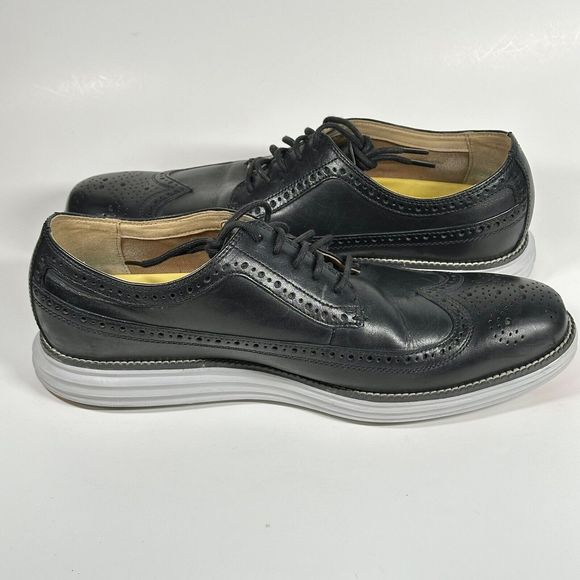Cole Haan Grand OS Wingtip Oxford Shoes Men’s Size 11 M Black C21198 - Picture 5 of 15